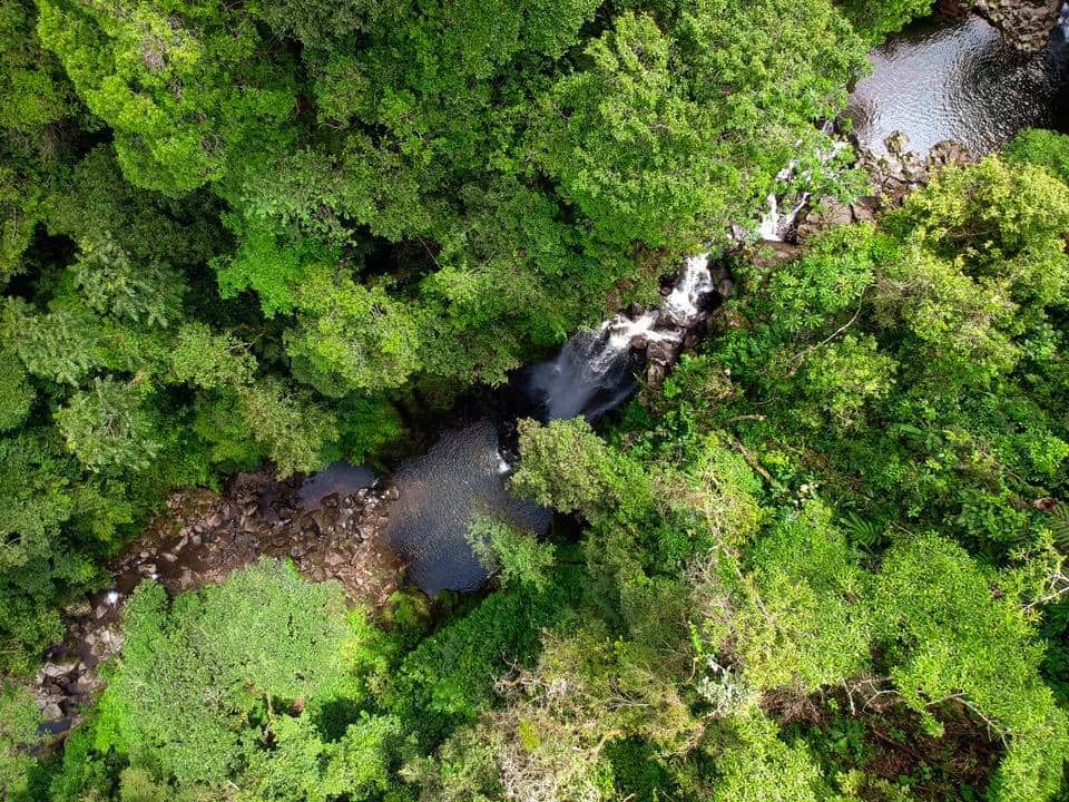 Catarata vista aérea